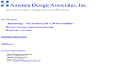 Desktop Screenshot of antennadesignassociates.com